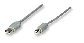 317863 Cable USB para Impresora USB-A macho a USB-B Macho de 3mts Color Gris. Soporta velocidades de hasta 12 Mbps - 317863 Cable USB para Impresora USB-A macho a USB-B Macho de 3mts Color Gris. Soporta velocidades de hasta 12 Mbps -